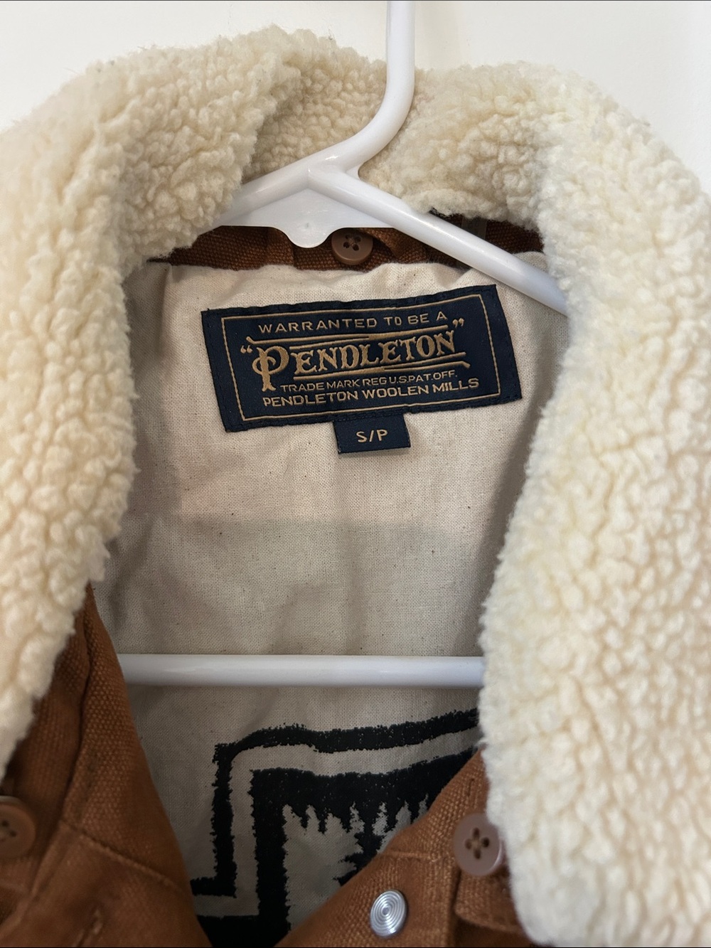 Pendleton Women's Brown Quilted Jacket with Sherpa Collar - Picture 2 of 7